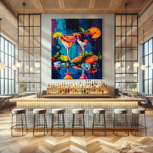 Tableau Peinture Alcool