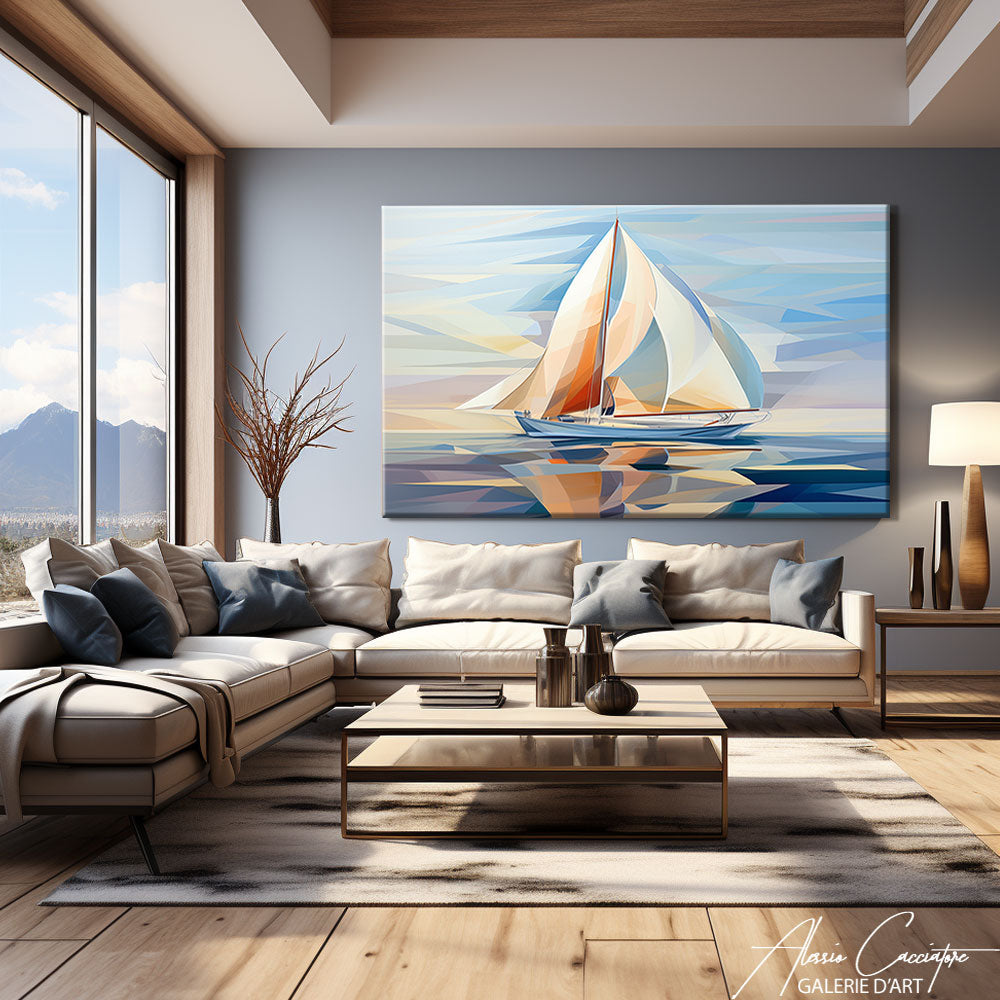 tableau moderne bateau