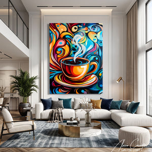 TABLEAU CAFÉ POP ART