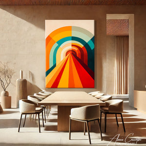 Tableau peinture acrylique moderne