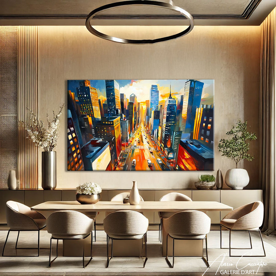 Tableau Coucher De Soleil – mise en situation