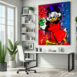 TABLEAU DOLLAR PICSOU ABSTRAIT