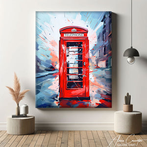 tableau cabine téléphonique londres