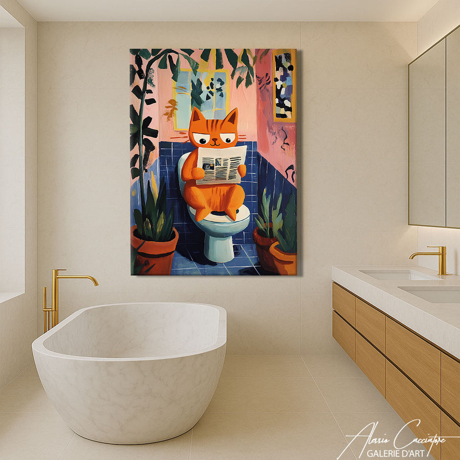 Tableau De Salle De Bain – mise en situation