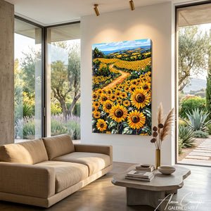 Décoration Murale Champ De Tournesol