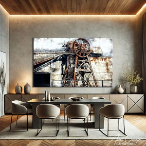 tableau style industriel vintage