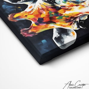 TABLEAU PEINTURE GIRAFE Alessio Cacciatore
