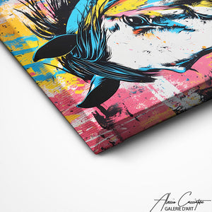 TABLEAU CHEVAL POP Alessio Cacciatore
