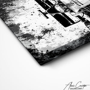 TABLEAU F1 NOIR ET BLANC AlessioCacciatore