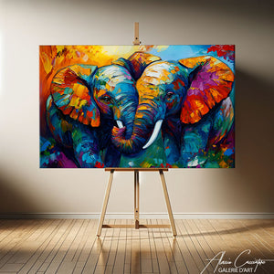 Tableau XXL éléphant