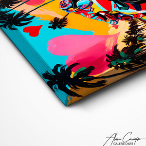 TABLEAU POP ART MOTO Alessio Cacciatore
