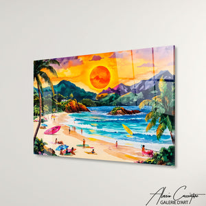 Cadre Paysage Tropical