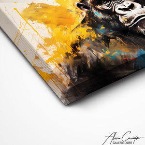 TABLEAU GORILLE ART Alessio Cacciatore