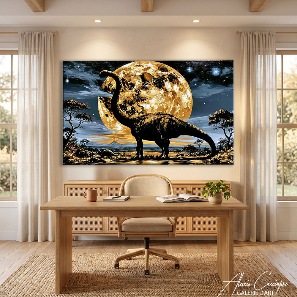Tableau Dinosaure Peinture
