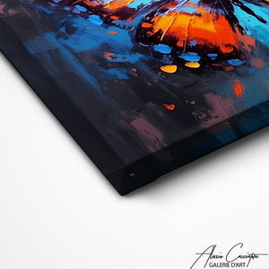 TABLEAU PAPILLON BLEU Alessio Cacciatore