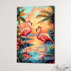 Cadre Peinture Tropical