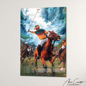 TABLEAU JOUEUR DE POLO AlessioCacciatore