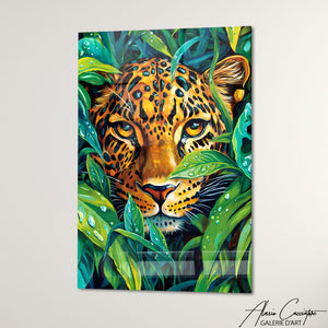Art Mural Leopard Tableau Peinture