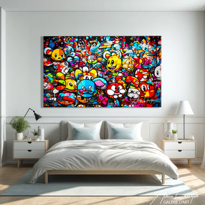 TABLEAU STREET ART PEINTURE Alessio Cacciatore