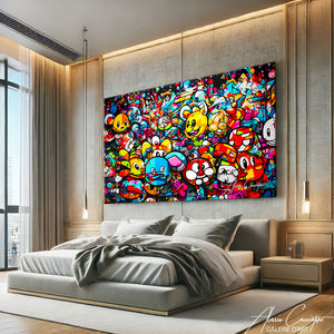 TABLEAU STREET ART PEINTURE Alessio Cacciatore
