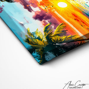 Décoration Murale Tableau Tropical