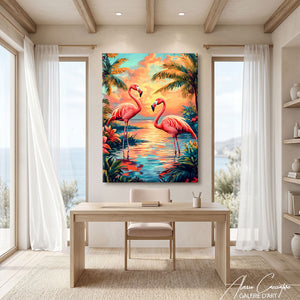 Affiche Peinture Tropical
