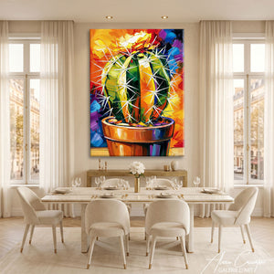 Affiche Peinture Cactus