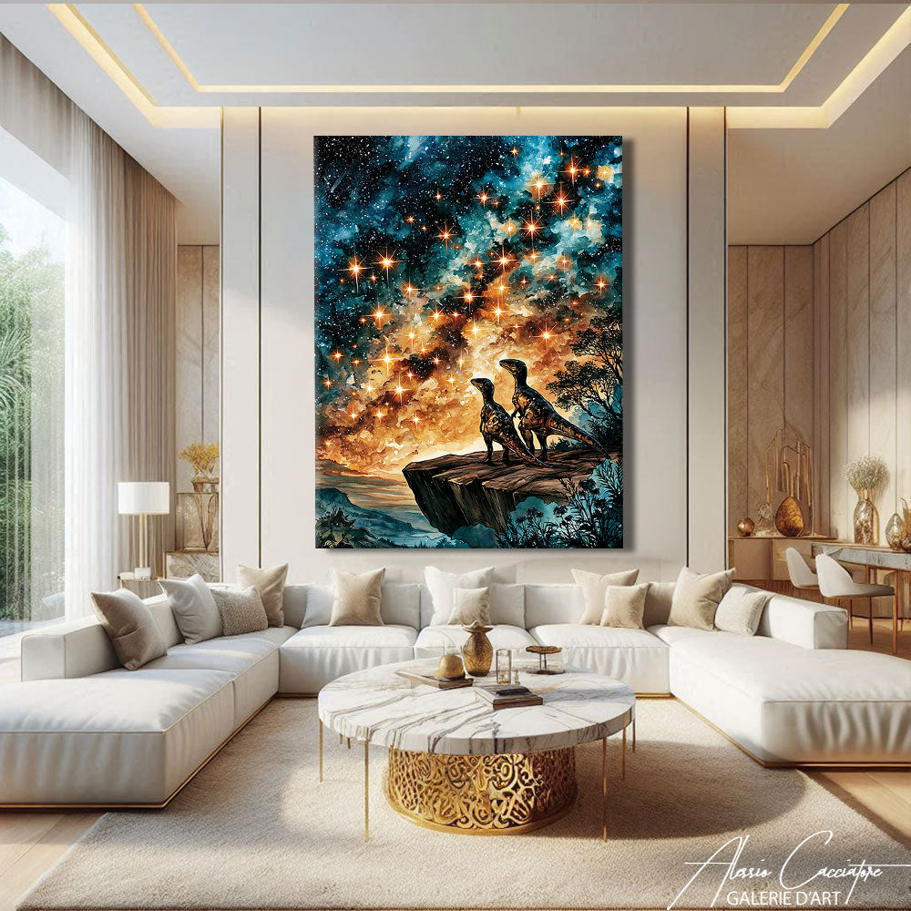 Peinture Dinosaures