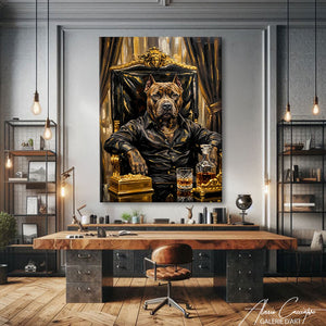Affiche Chien Habillé