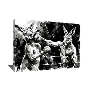 Tableau Boxe Vintage