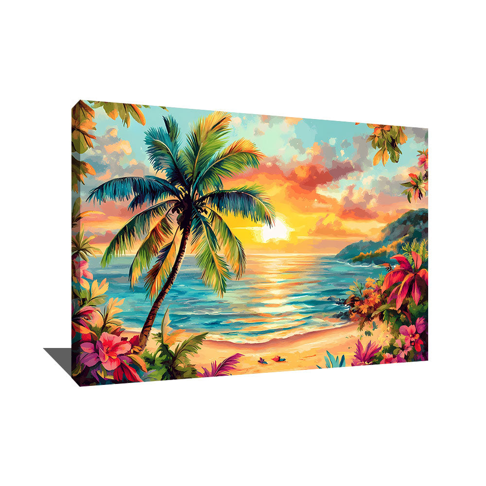 Peinture Paysage Tropical
