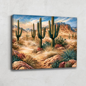 Tableau Desert Cactus