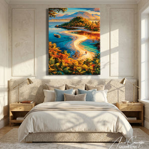 Affiche Peinture Plage