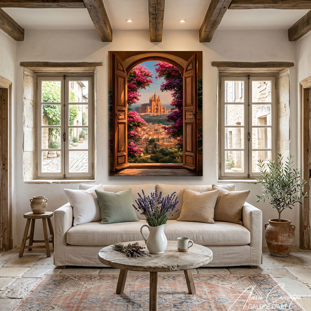 Peinture Village De Provence