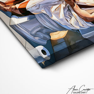 Art Mural Decoration Toilette
