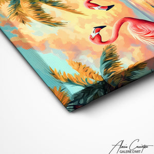 Art Mural Peinture Tropical