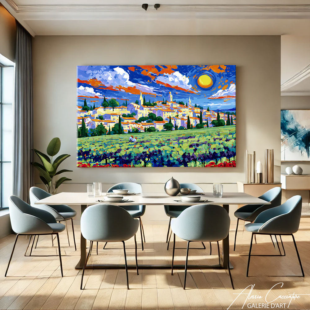 Affiche Provence Peinture