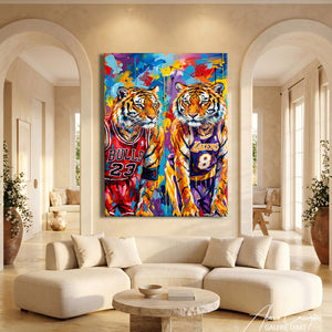 Peinture Basketball Tableau
