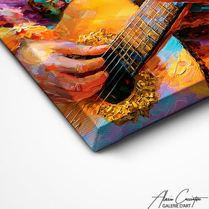 Art Mural Acrylique Guitare