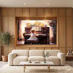 Peinture Piano Toile