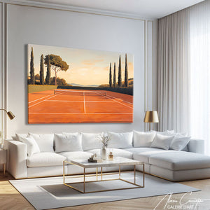 Décoration Murale Court Tennis