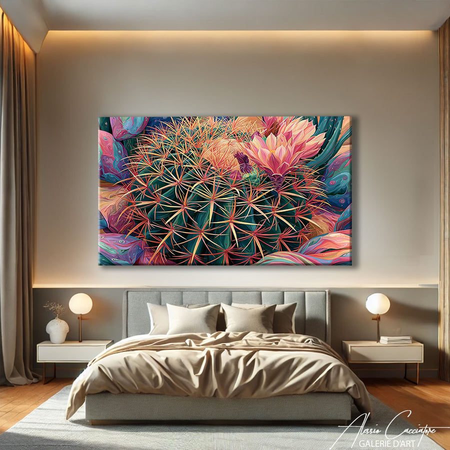 Toile Cactus – mise en situation