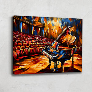 Tableau Peinture Piano