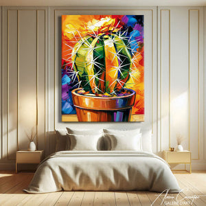 Toile Peinture Cactus