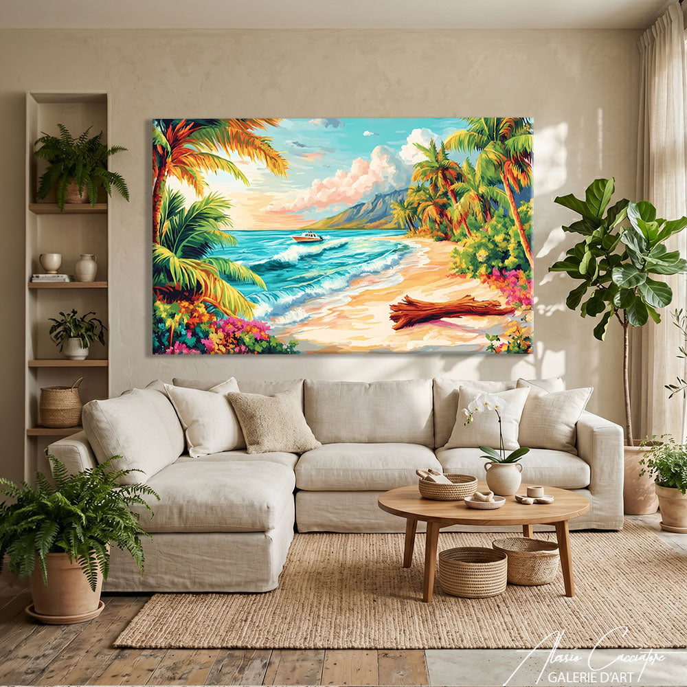 Peinture Plage De Sable