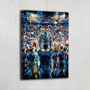 Tableau Peinture Foot