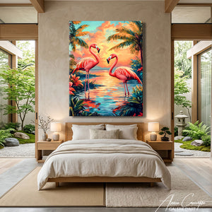 Toile Peinture Tropical