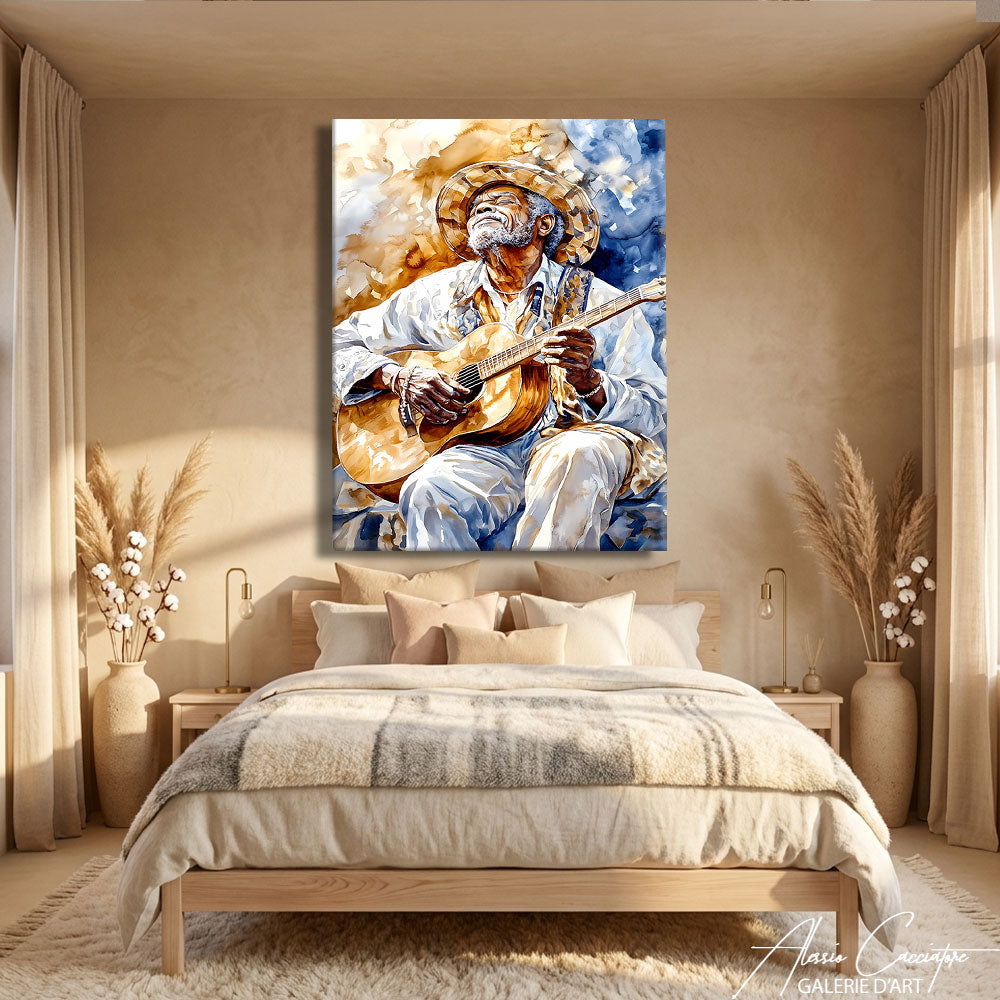 Toile Guitariste