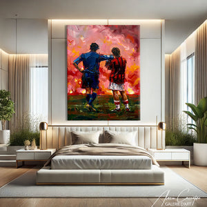 Toile Joueur De Foot