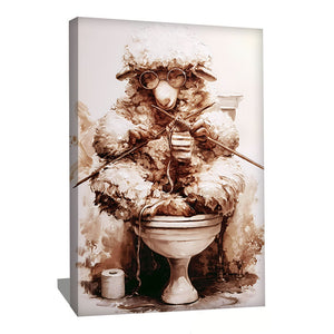 Tableau Deco Toilette